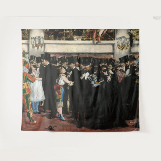 Edouard Manet - Masked Ball at the Opera タペストリー (正面(横))