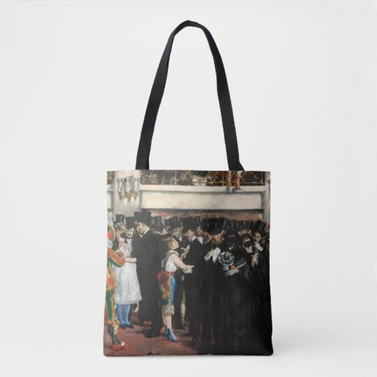 Edouard Manet - Masked Ball at the Opera トートバッグ (正面)