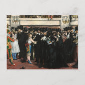 Edouard Manet - Masked Ball at the Opera ポストカード (正面)