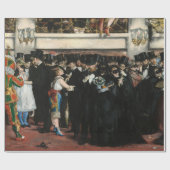 Edouard Manet - Masked Ball at the Opera ラッピングペーパー (フラット)