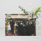 Edouard Manet - Masked Ball at the Opera 招待状 (スタンド正面)