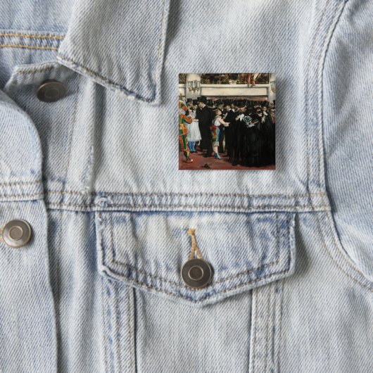 Edouard Manet - Masked Ball at the Opera 缶バッジ (インサイチュ)