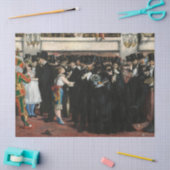 Edouard Manet - Masked Ball at the Opera 薄葉紙 (クラフト)