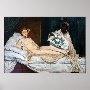 Edouard Manet - Olympia ポスター