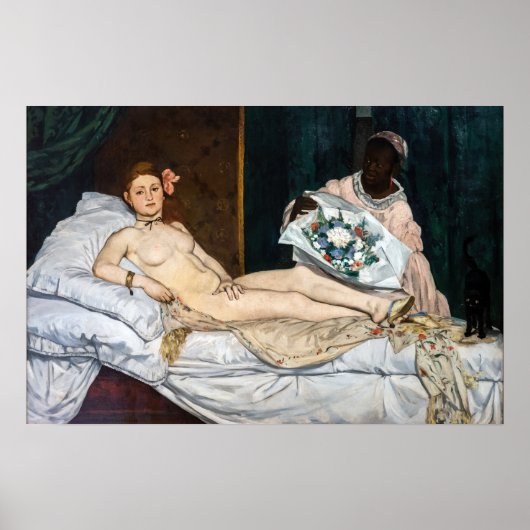 Edouard Manet - Olympia ポスター (正面)