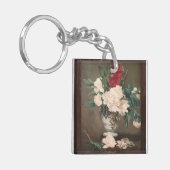 Édouard Manet Peonies in a Vase Acrylic Keychain キーホルダー (正面左)