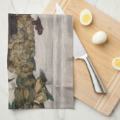 Edouard Manet - Still Life, Fruits on a Table キッチンタオル (四つ折り)