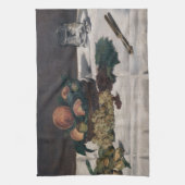 Edouard Manet - Still Life, Fruits on a Table キッチンタオル (縦)