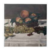 Edouard Manet - Still Life, Fruits on a Table タイル (正面)
