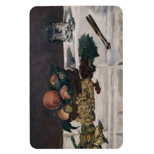 Edouard Manet - Still Life, Fruits on a Table マグネット (縦)