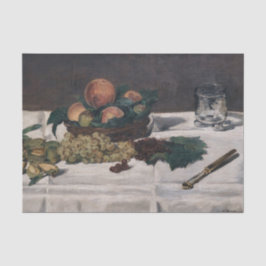 Edouard Manet - Still Life, Fruits on a Table 薄葉紙