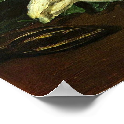 Edouard Manet - Still Life Vabase with Peonies ポスター (角)