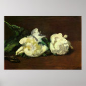 Edouard Manet - Still Life Vabase with Peonies ポスター (正面)