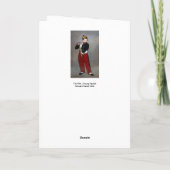 Edouard Manet - The Fifer / Young Flutist カード (裏面)