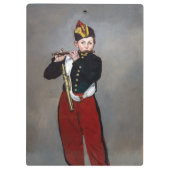 Edouard Manet - The Fifer / Young Flutist クリップボード (裏面)