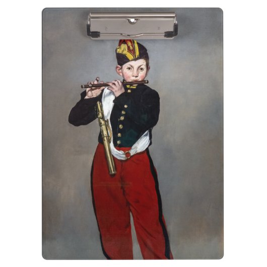Edouard Manet - The Fifer / Young Flutist クリップボード (正面)