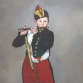 Edouard Manet - The Fifer / Young Flutist シール (正面)