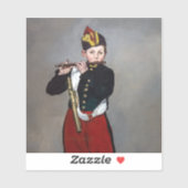 Edouard Manet - The Fifer / Young Flutist シール (シート)