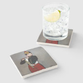 Edouard Manet - The Fifer / Young Flutist ストーンコースター (横)