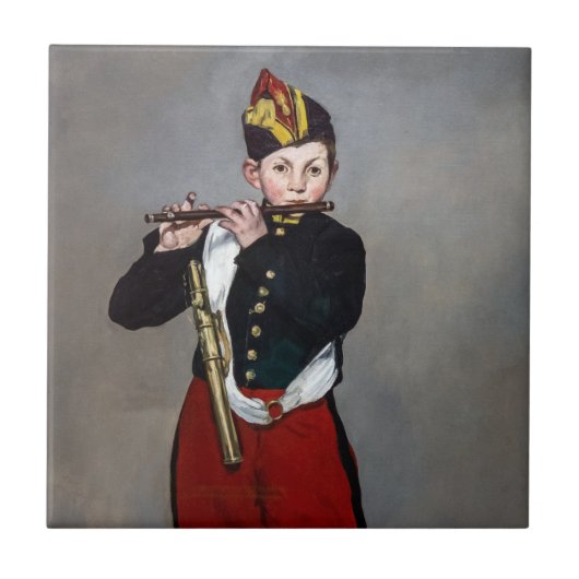 Edouard Manet - The Fifer / Young Flutist タイル (正面)