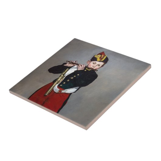 Edouard Manet - The Fifer / Young Flutist タイル (側面)