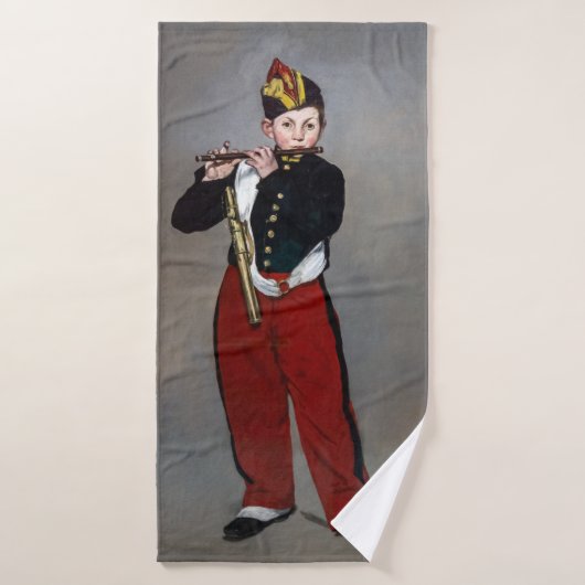 Edouard Manet - The Fifer / Young Flutist バスタオルセット (バスタオル)
