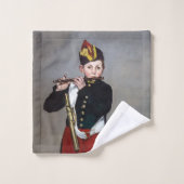 Edouard Manet - The Fifer / Young Flutist バスタオルセット (ウォッシュタオル)