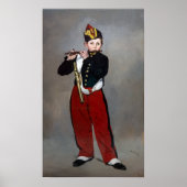Edouard Manet - The Fifer / Young Flutist ポスター (正面)