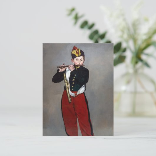 Edouard Manet - The Fifer / Young Flutist ポストカード (スタンド正面)