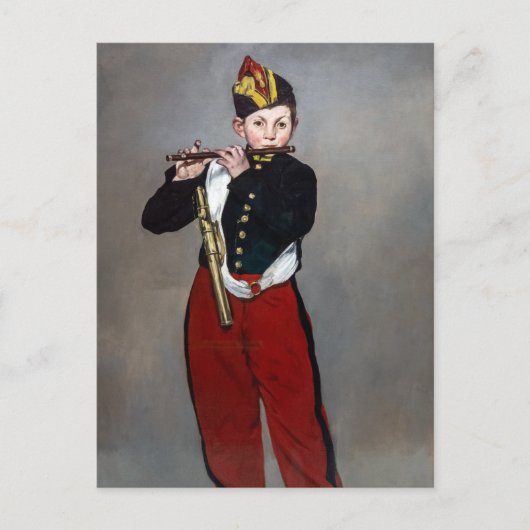 Edouard Manet - The Fifer / Young Flutist ポストカード (正面)
