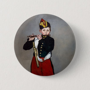 Edouard Manet - The Fifer / Young Flutist 缶バッジ