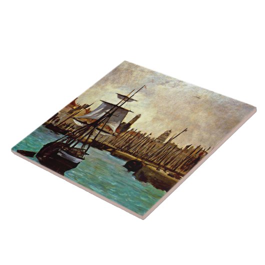 Edouard Manet - The Port of Bordeaux タイル (側面)