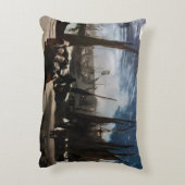 Edouard Manet - The Port of Bourne by Moonlight アクセントクッション (裏面(縦))