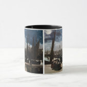 Edouard Manet - The Port of Bourne by Moonlight マグカップ (中央)