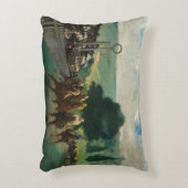 Edouard Manet - The Races at Longchamp アクセントクッション (正面(垂直))