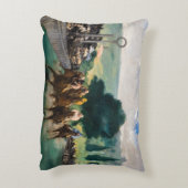 Edouard Manet - The Races at Longchamp アクセントクッション (裏面(縦))