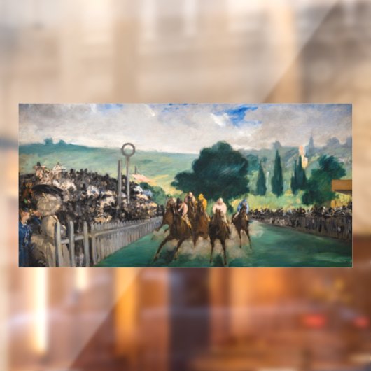 Edouard Manet - The Races at Longchamp ウィンドウサイン (シート2)
