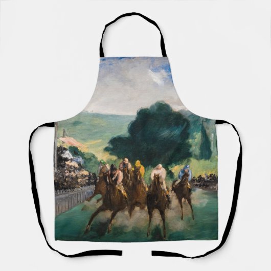 Edouard Manet - The Races at Longchamp エプロン (正面)