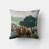 Edouard Manet - The Races at Longchamp クッション (裏面)