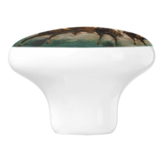 Edouard Manet - The Races at Longchamp セラミックノブ (側面)