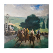 Edouard Manet - The Races at Longchamp タイル (正面)