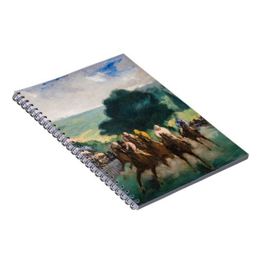 Edouard Manet - The Races at Longchamp ノートブック (右側)