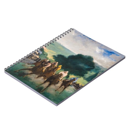 Edouard Manet - The Races at Longchamp ノートブック (左側)