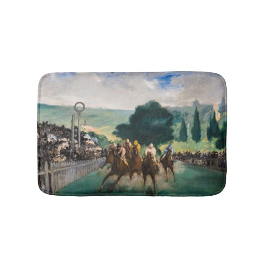 Edouard Manet - The Races at Longchamp バスマット (正面)