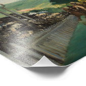 Edouard Manet - The Races at Longchamp フォトプリント (角)