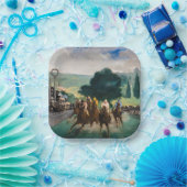 Edouard Manet - The Races at Longchamp ペーパープレート (パーティー)