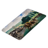 Edouard Manet - The Races at Longchamp マグネット (左側)