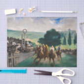 Edouard Manet - The Races at Longchamp 薄葉紙 (クラフト)