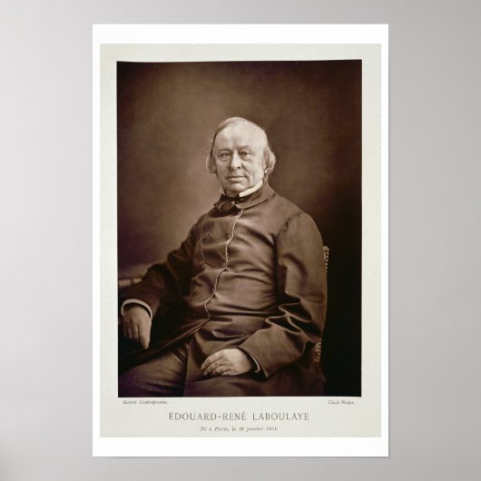 Edouard-Rene Laboulaye (1811-83)、'Galerie Co ポスター (正面)