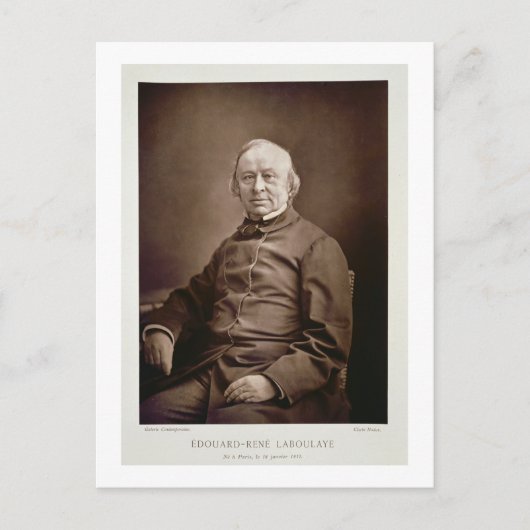 Edouard-Rene Laboulaye (1811-83)、'Galerie Co ポストカード (正面)